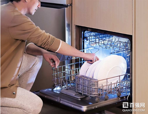 云米发布互联网嵌入式洗碗机2019款8套：带自动烘干