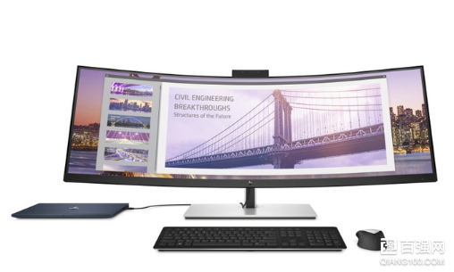 HP惠普发布34英寸E344c显示器：主打办公